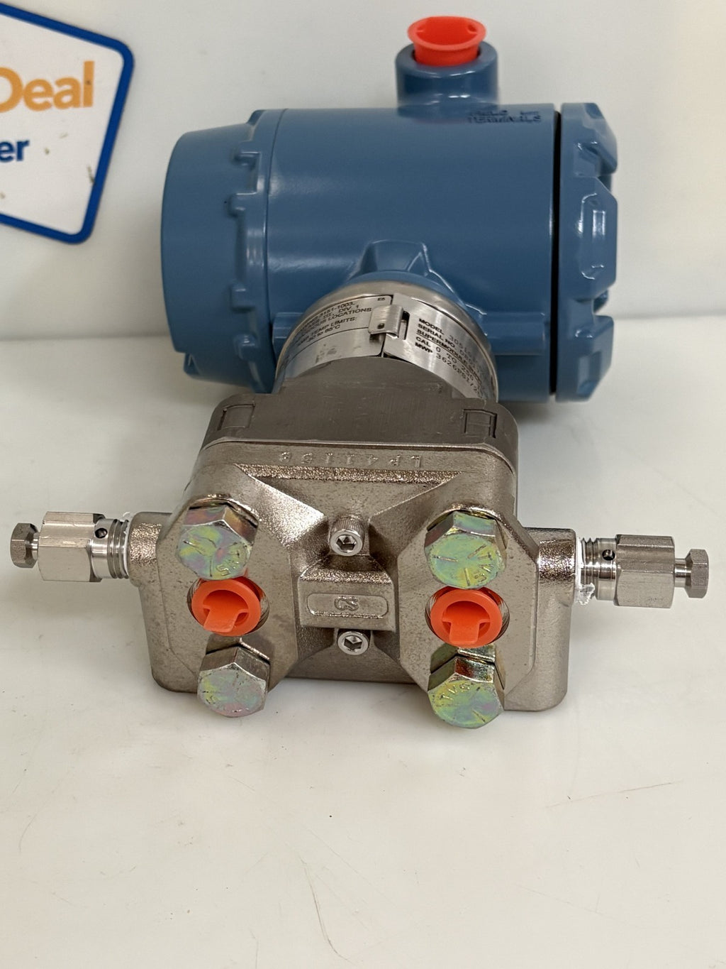 ROSEMOUNT PRESSURE TRANSMITTER 300S1AAE5M5 W/SUPER MODULE 3051S3CD2A2E11A1AE5M55
