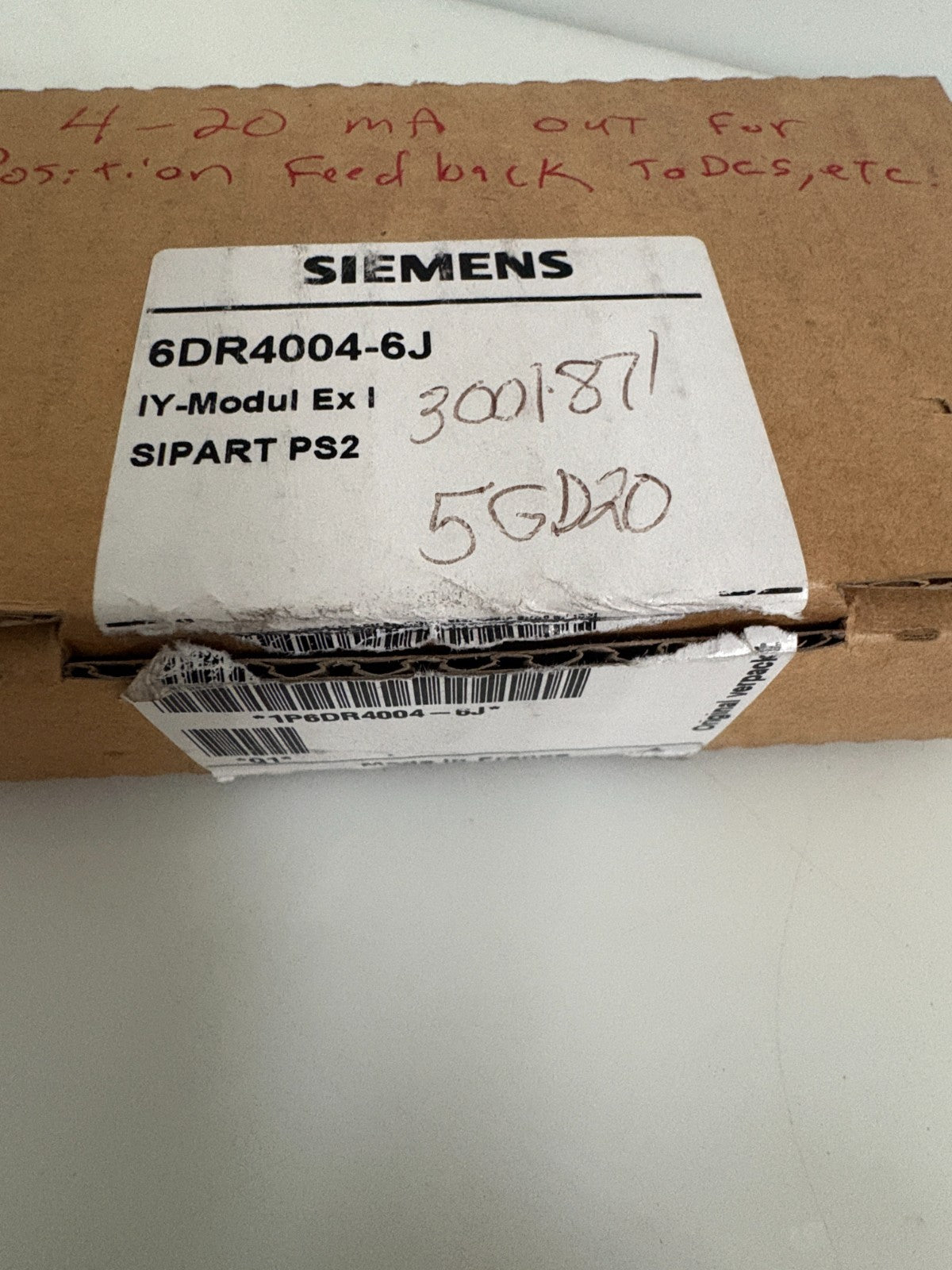 SIEMENS OUTPUT MODULE 6DR4004-6J3