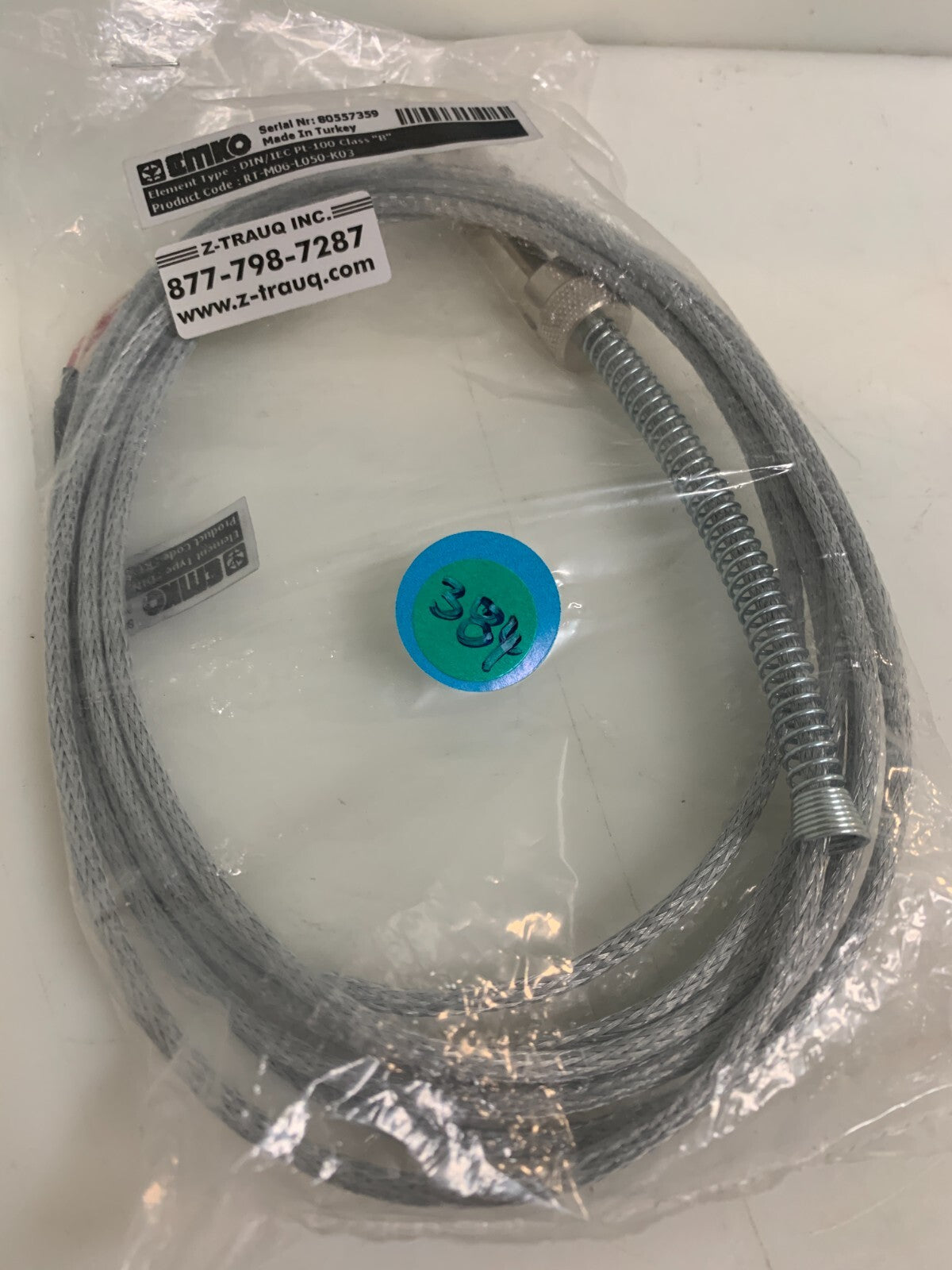 Emko Temperature Probe RT-M06-L050-K03 Standard Bayonet Type0