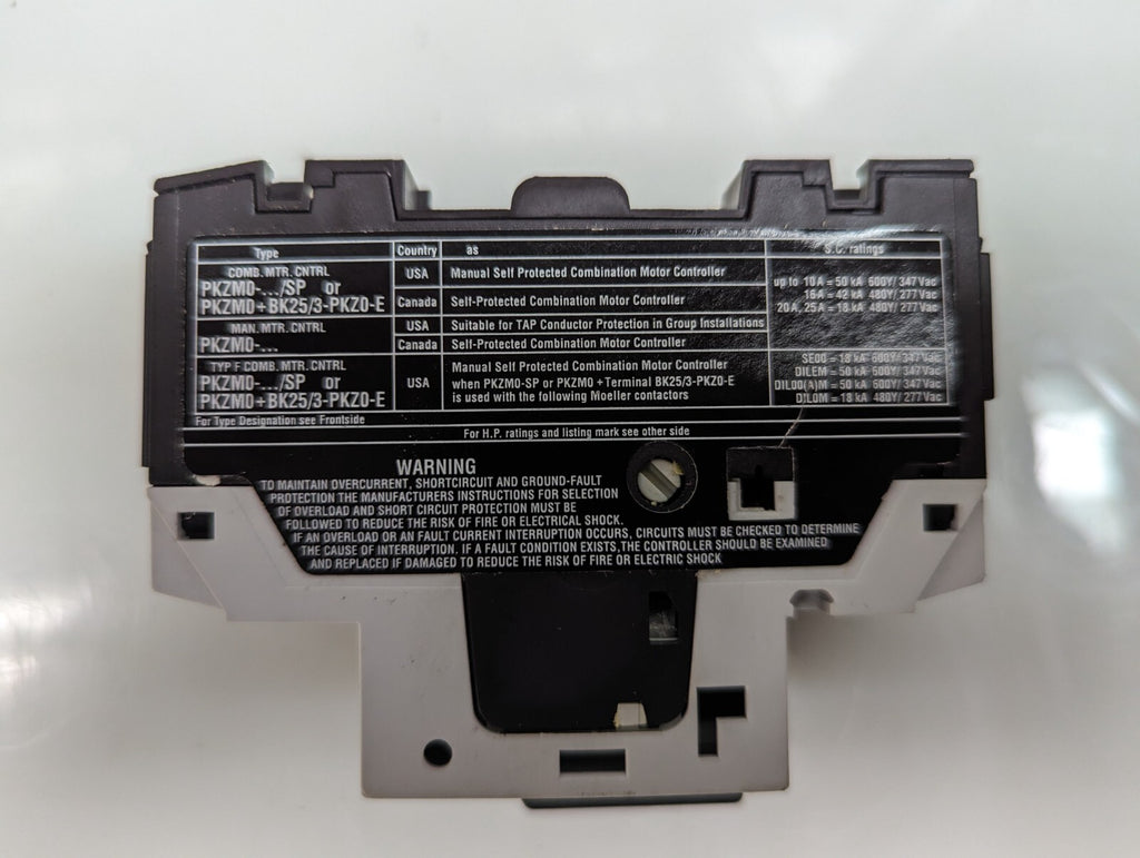 Moeller PKZM0-10 Motor Protector