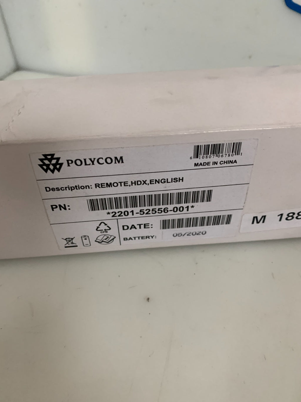 POLYCOM REMOTE CONTROL VIDEO CONFERENCING SYSTEM 2201 - 52556-0012