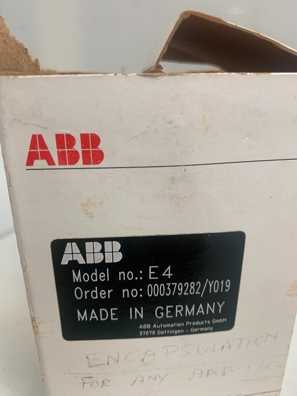 ABB E4 000379282/Y0191