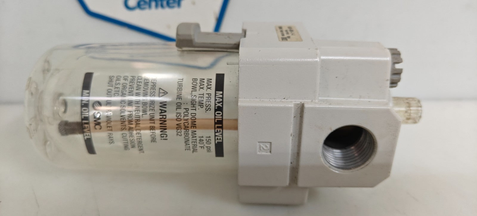 SMC PNEUMATIC LUBRICATOR 150 PSI AL40-N04-Z-A 0