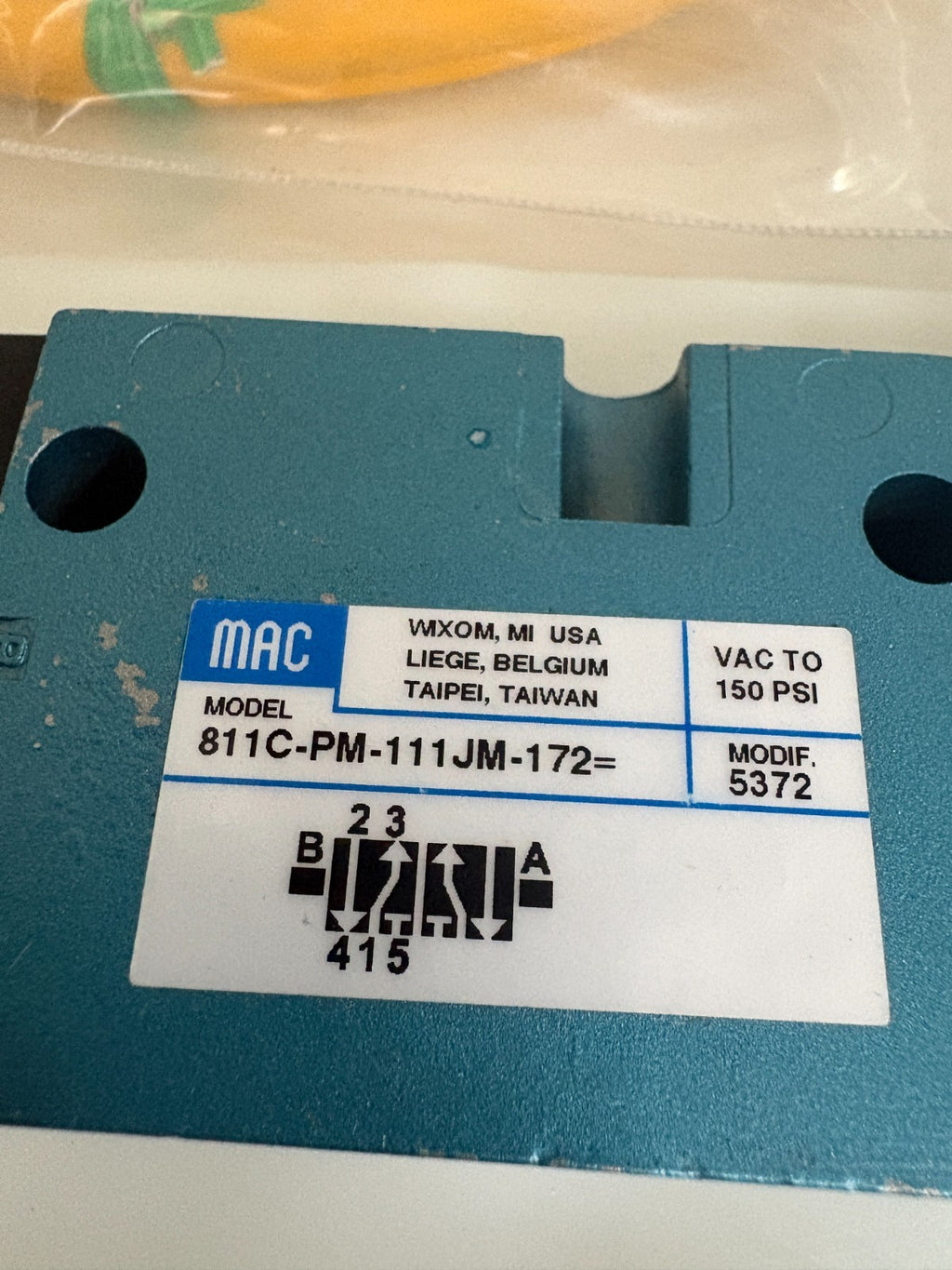 CLYDE BERGEMANN KIT W039824-16-0/1 MAC VALVE 811C-PM-111JM-172