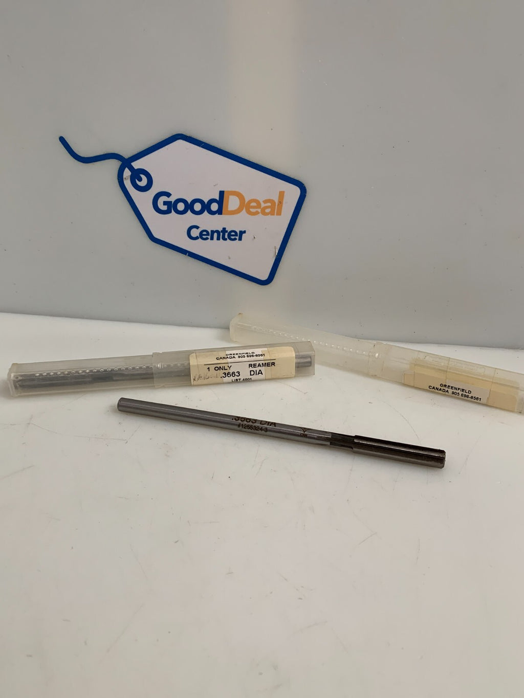 Lot of 2 Greenfield Reamer .3663 C27222 New in Tube