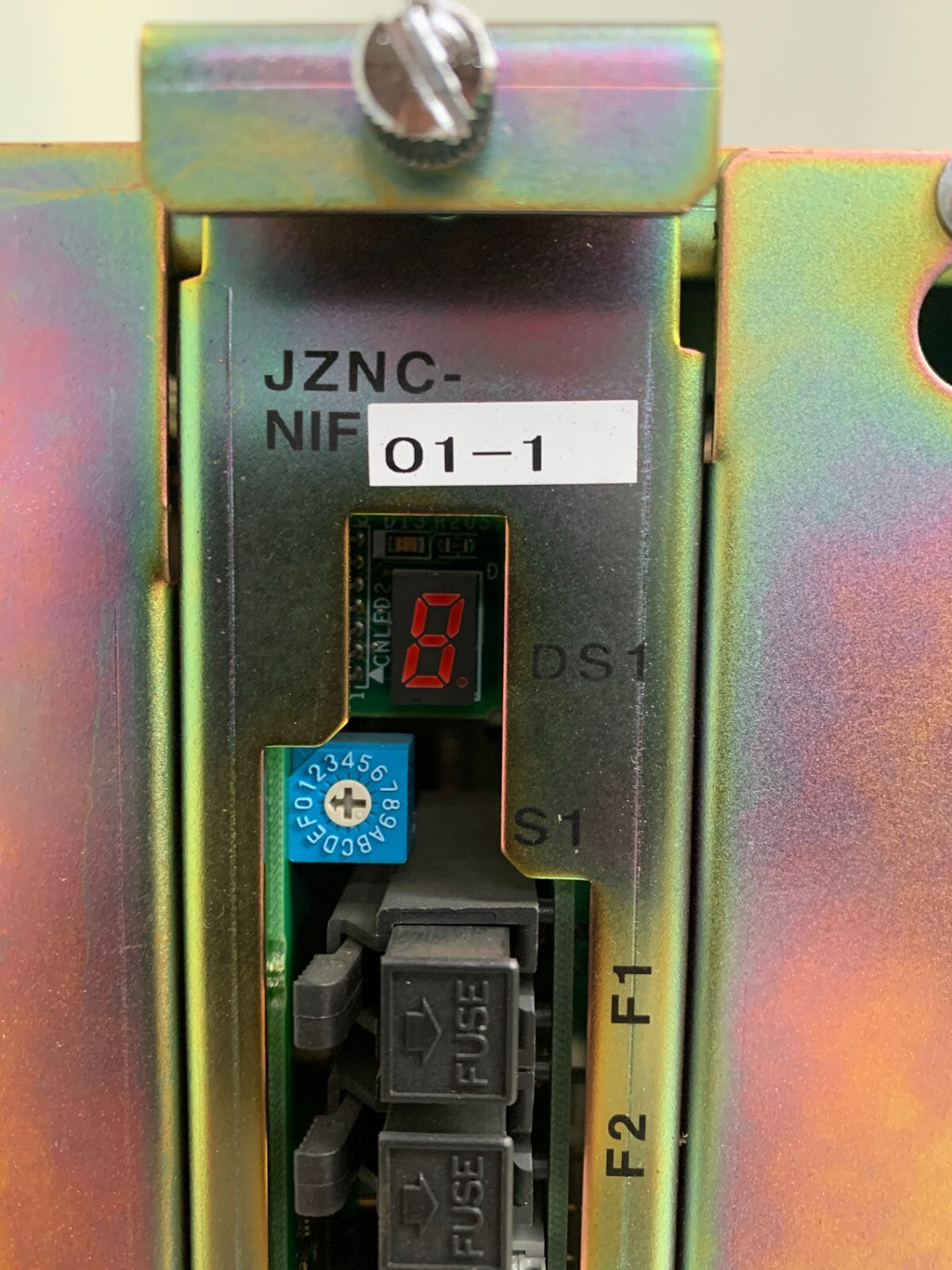 Yaskawa JZNC-NRK01-1 Rack w/ Servo Controller JZNC-NRK01-1 and Fuji CPS-420F