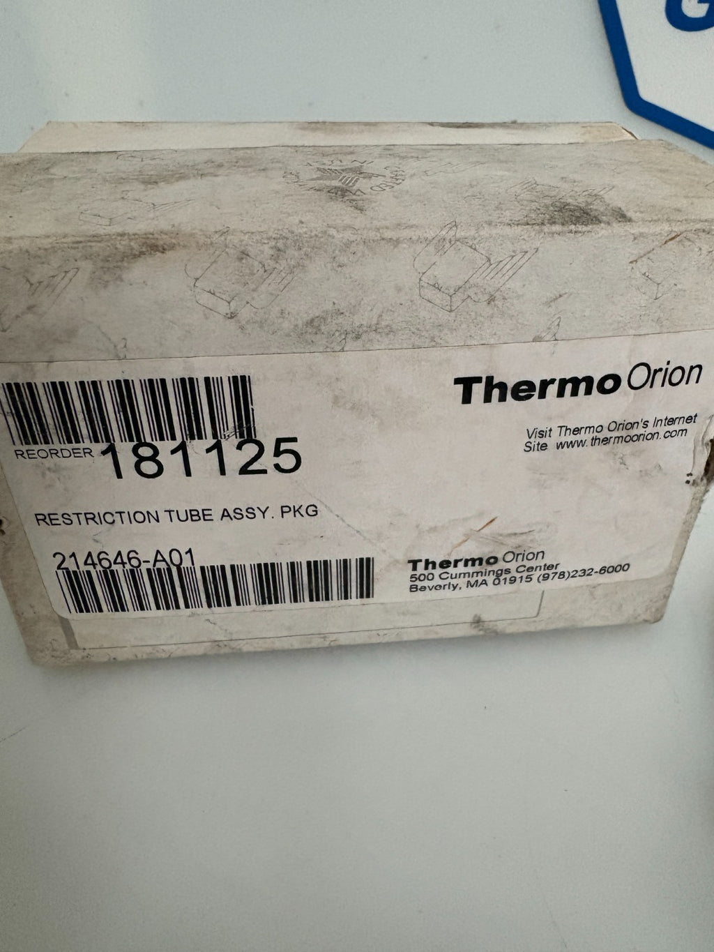 THERMO ORION RESTRICTION TUBE ASSY 1811252