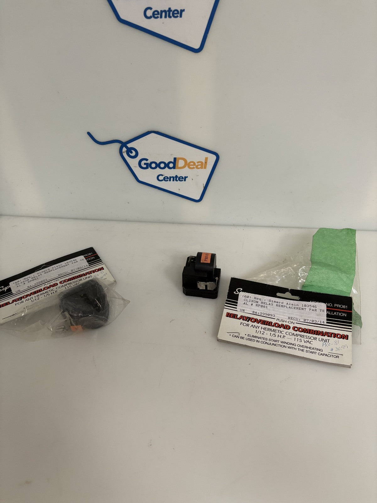 LOT OF 2 SUPCO RELAY / OVERLOAD PRO 810