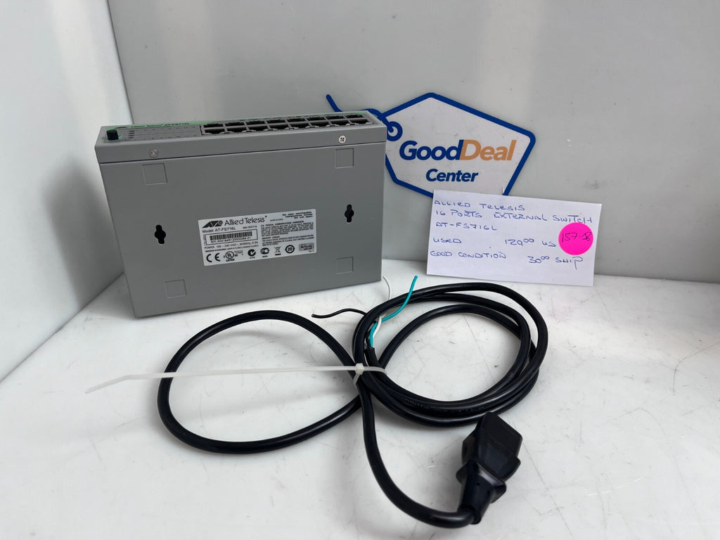 ALLIED TELESIS AT-FS716L Ethernet Switch   16 Ports1