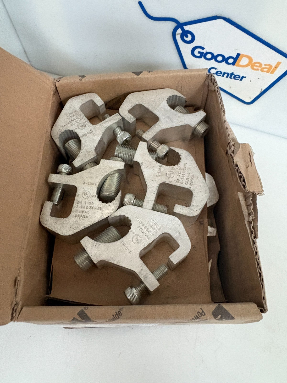 EATON B-LINE FINISH TIN PLATED GROUNDING CLAMP 9A-2130 20 PER BOX4