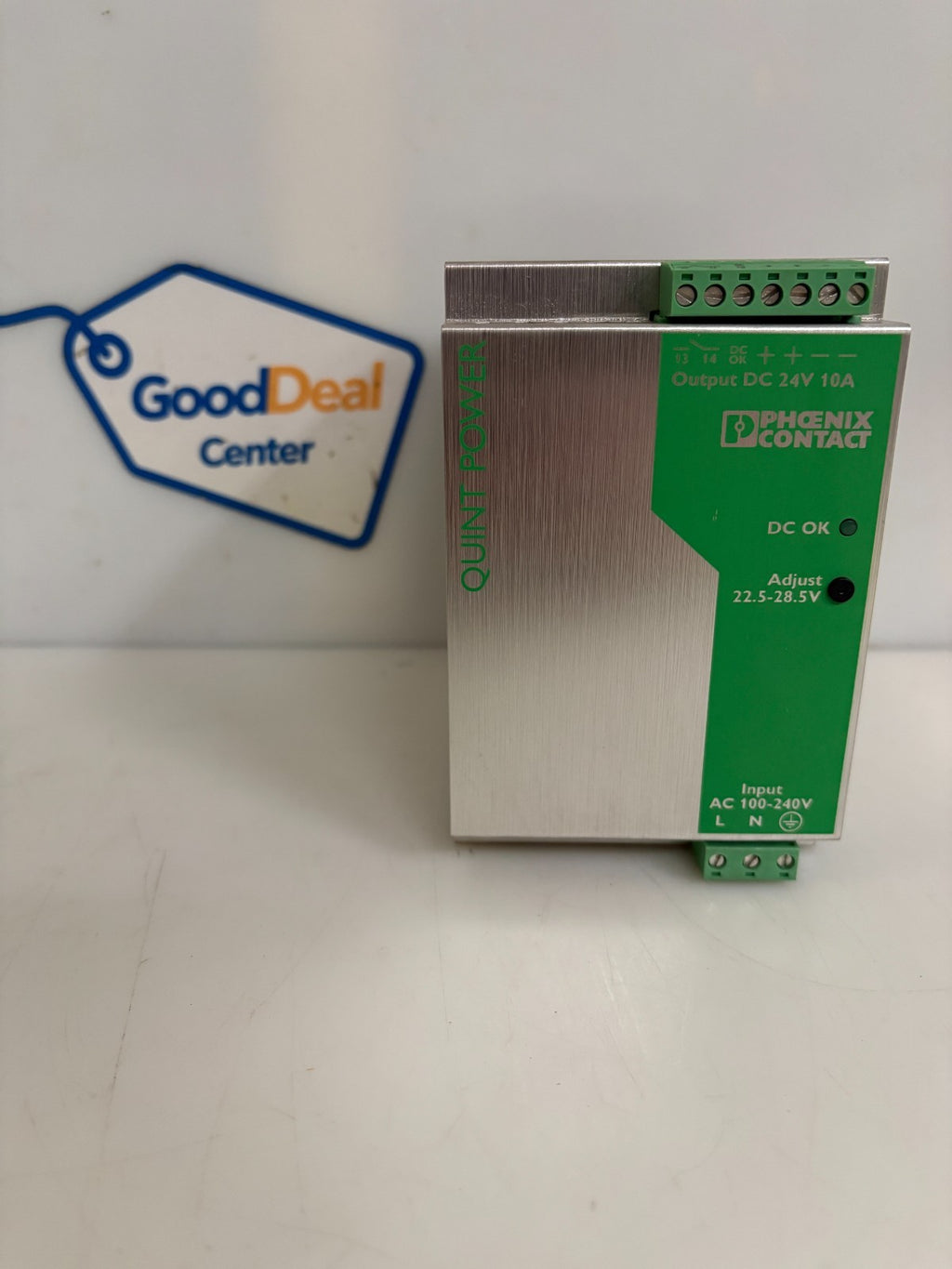 PHOENIX CONTACT POWER SUPPLY QUINT-PS-100-240AC/24DC/10 #29386040