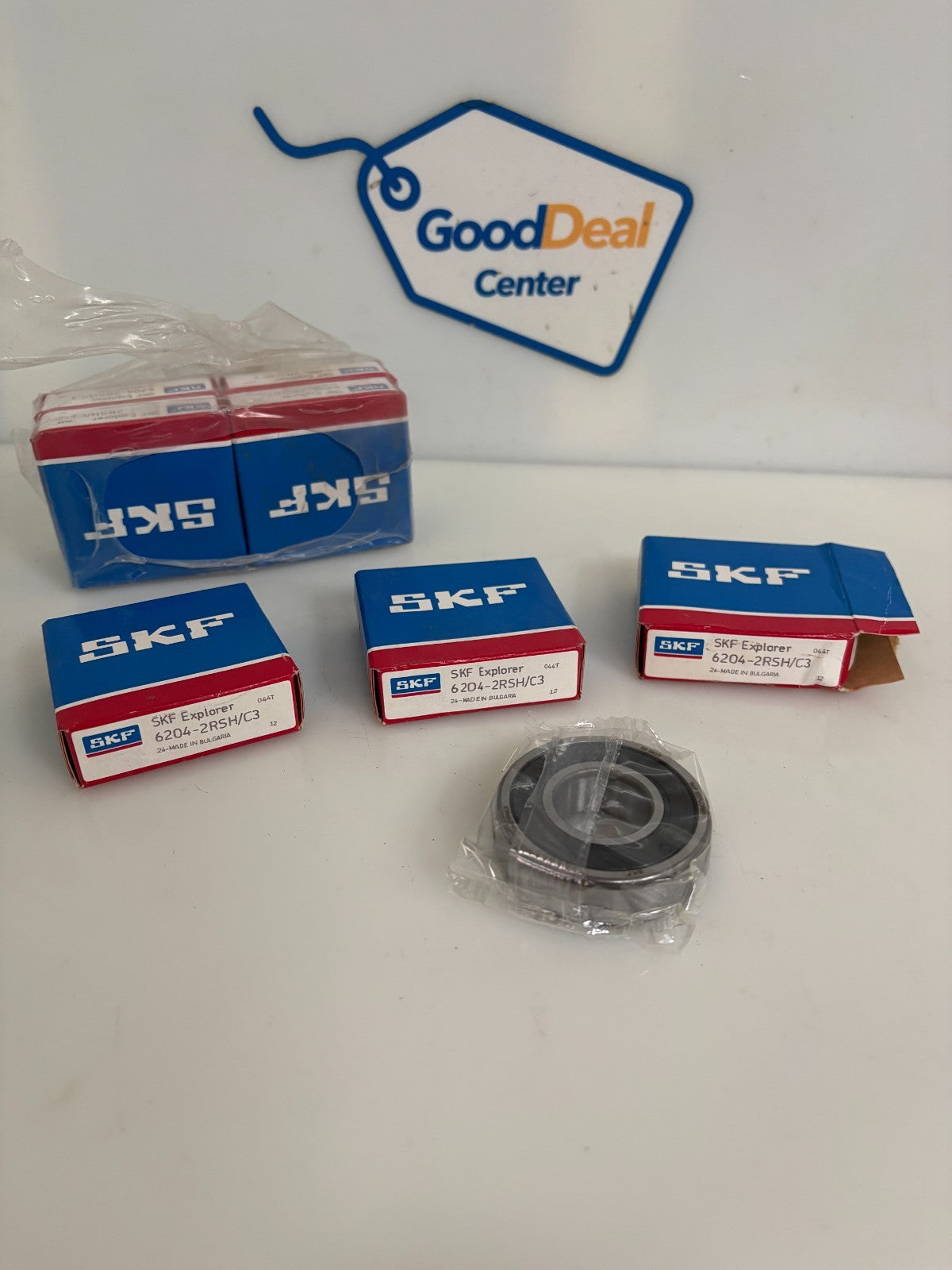 LOT OF 7 SKF EXPLORER BALL BEARING 6204-2RSH/C3