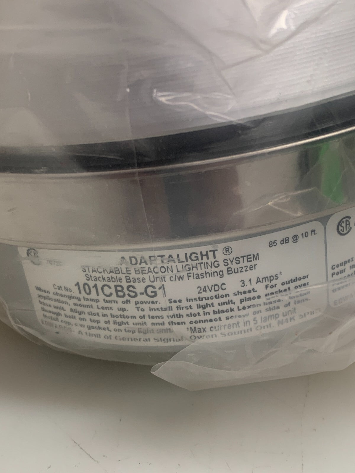 EDWARDS 101CBS-G1 24VDC 0.5 AMP2