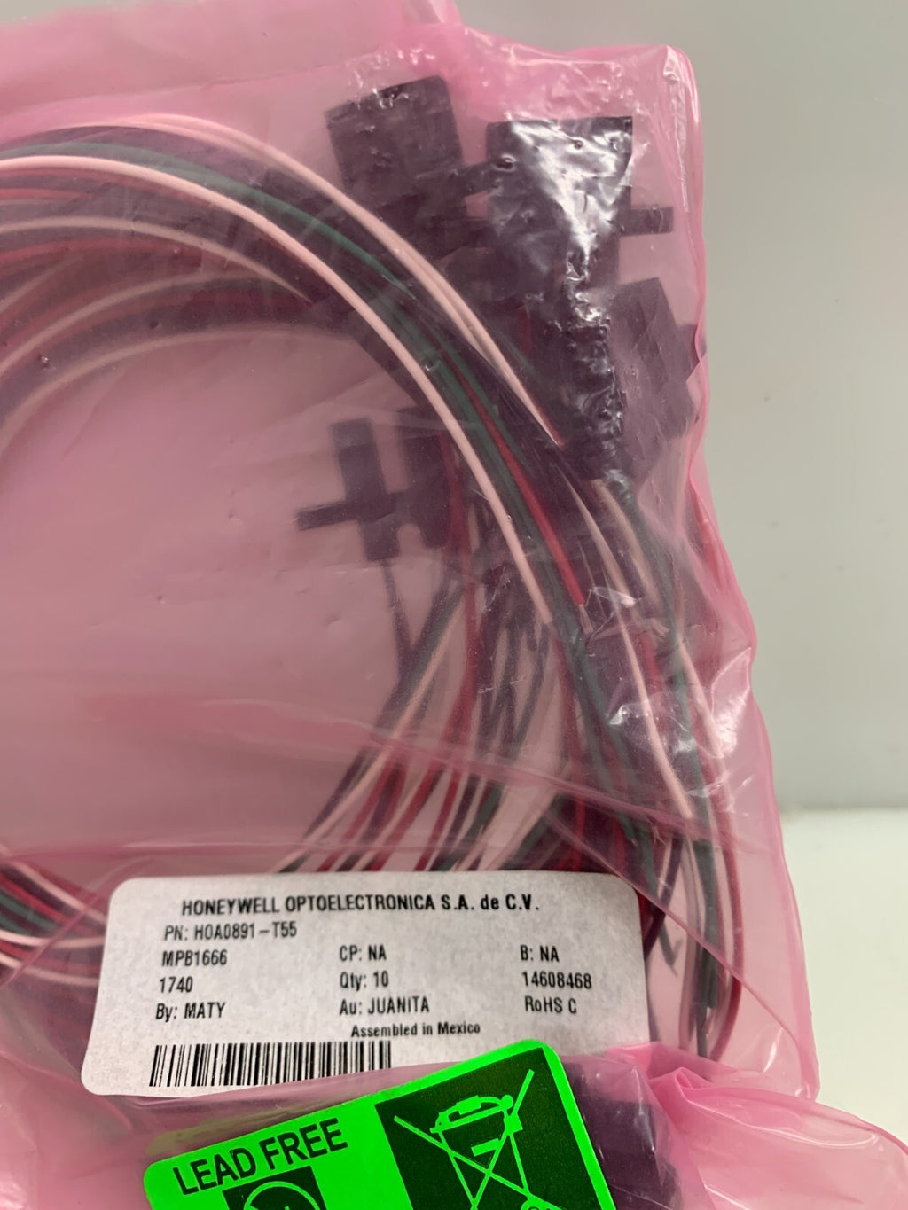 HONEYWELL    Photointerrupter  w/Phototransistor   HOA0891-T55   (Bag of 10)