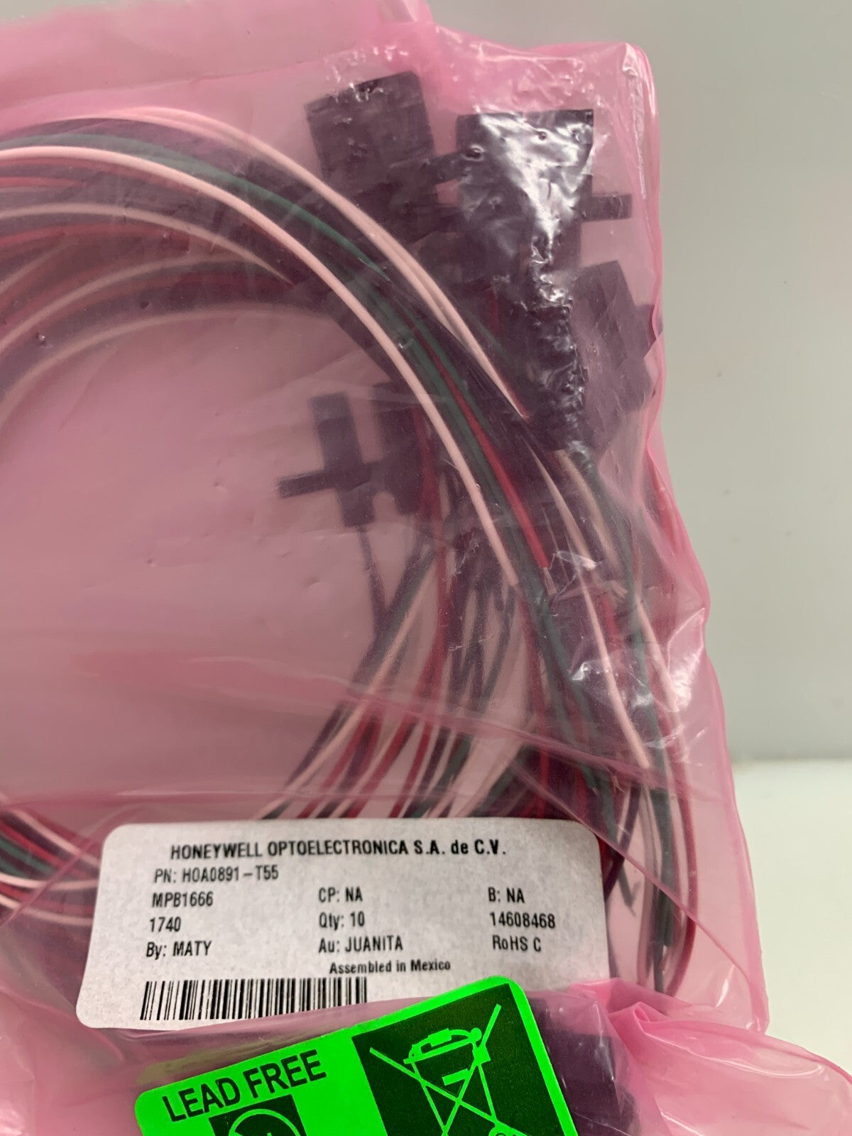 HONEYWELL    Photointerrupter  w/Phototransistor   HOA0891-T55   (Bag of 10)