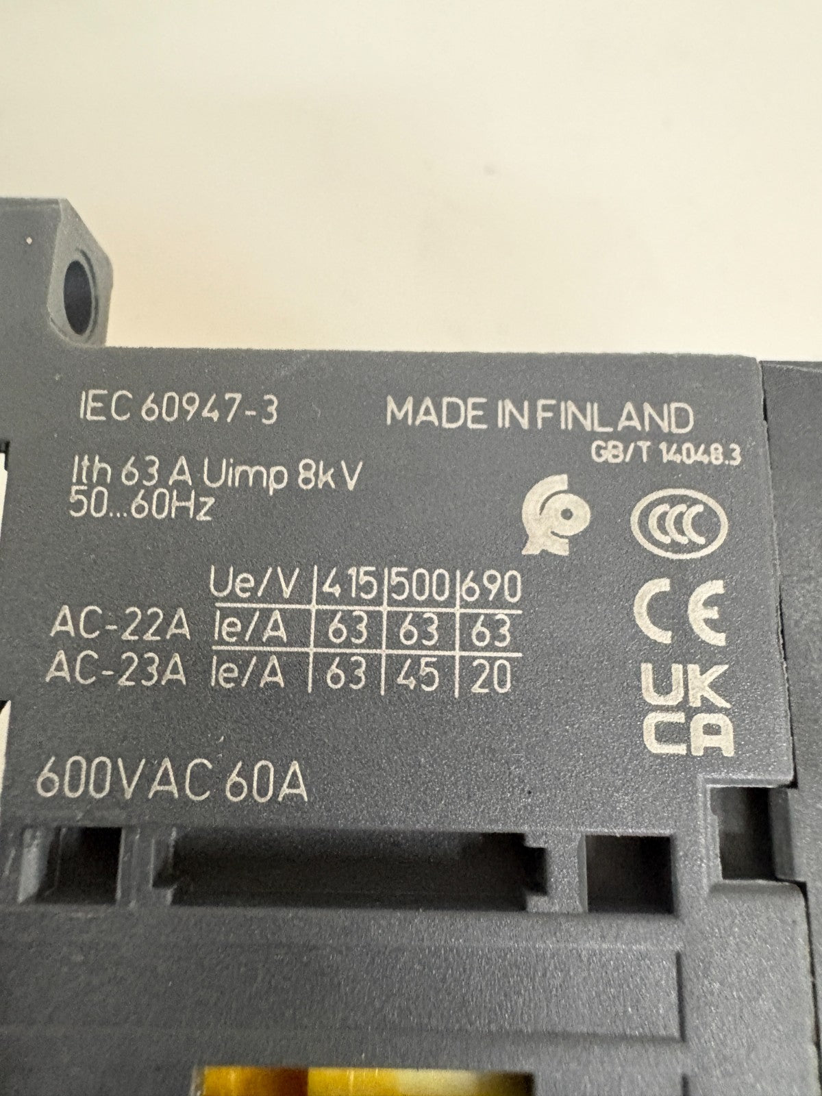 ABB SWITCH DISCONNECTOR 1SCA105332R1001