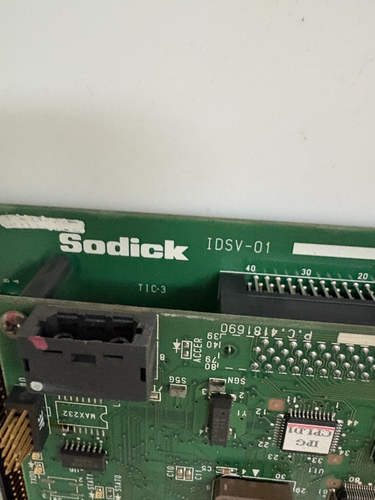 SODICK PC CIRCUIT BOARD IDSV-01 PC. 4181977 W/IPG-01C P.C 4181690