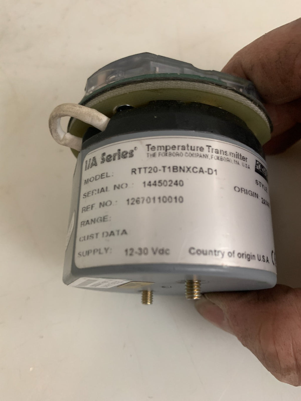 FOXBORO TEMPERATURE TRANSMITTER RTT20-T1BNXCA-D1