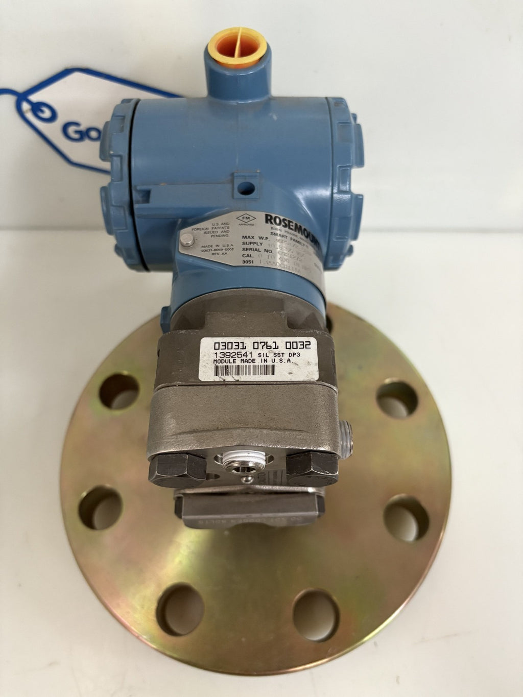 ROSEMOUNT SMART FAMILY PRESSURE TRANSMITTER 3051 L3AA00011AA W/MODULE 030312