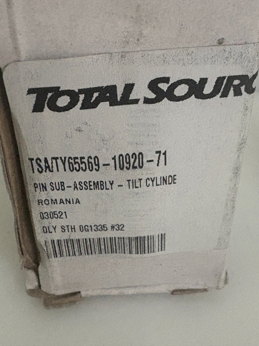 LOT OF 2 TOTAL SOURCE TOYOTA PIN SUB ASSY TILT CYLINDER TSA/TY 65569-10920-71