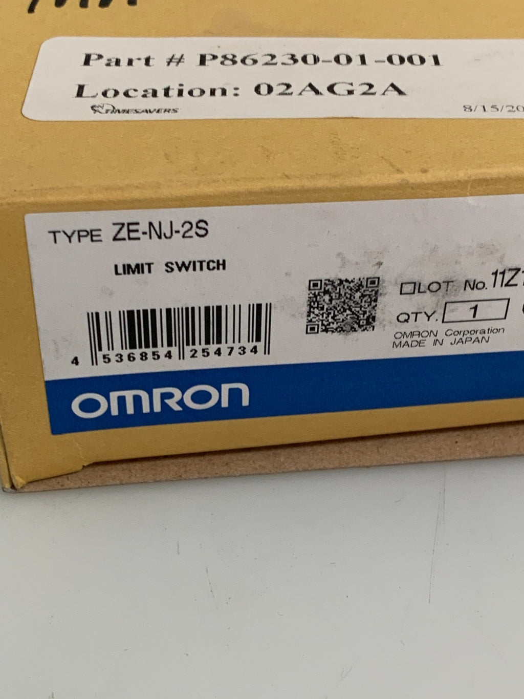 OMRON LIMIT SWITCH ZE-NJ-2S