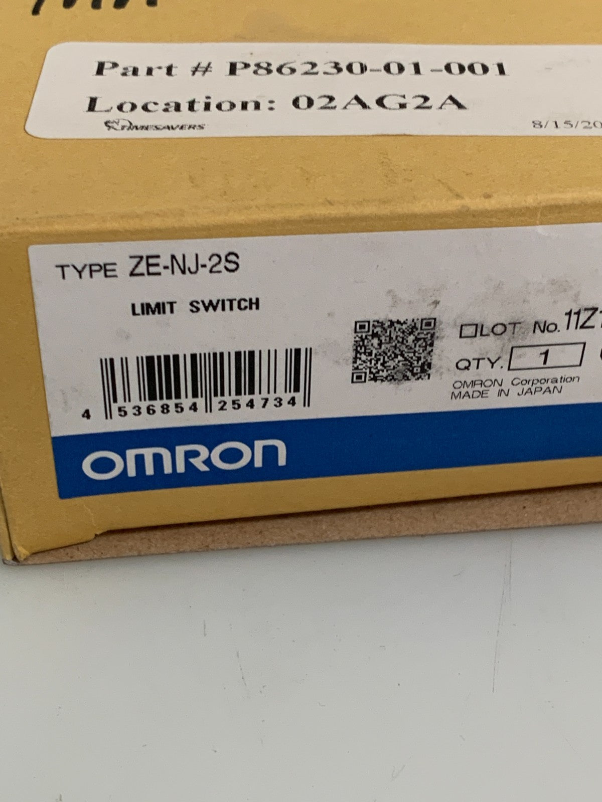 OMRON LIMIT SWITCH ZE-NJ-2S