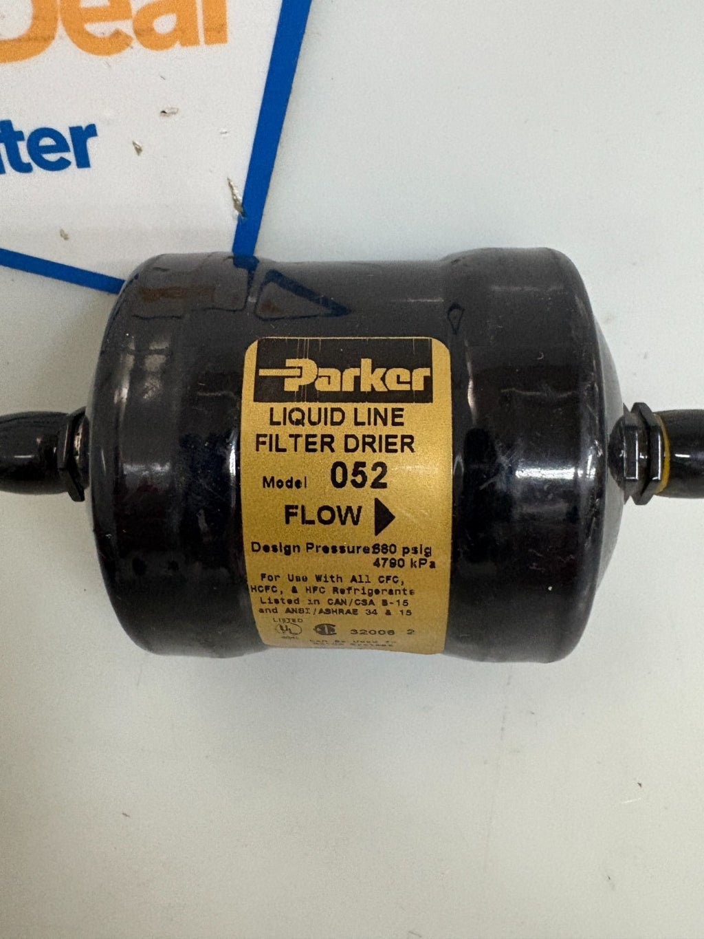 PARKER INLINE FILTER DRIER MIX LOT 2X032 AND 1X052