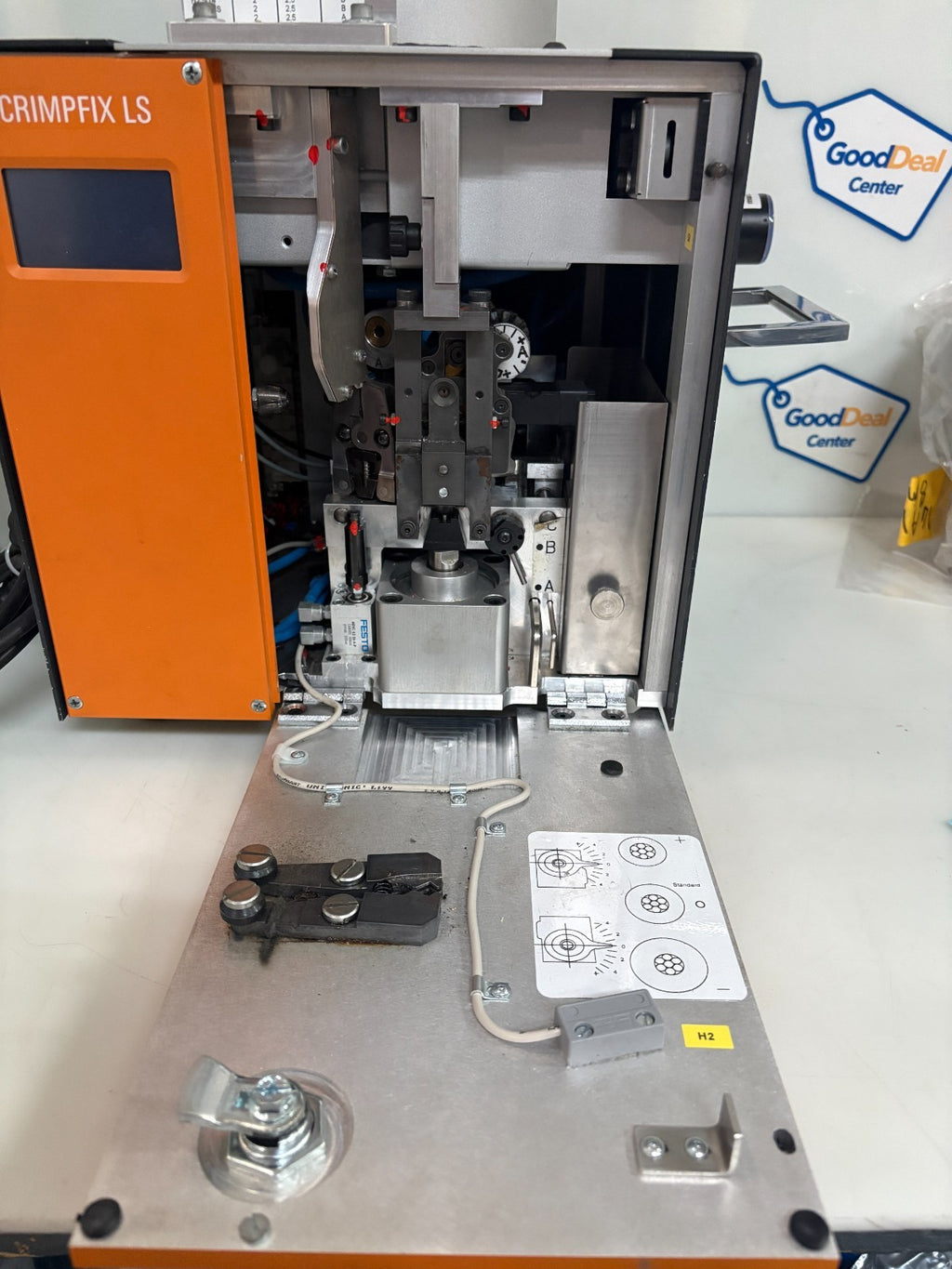 WEIDMULLER AUTOMATIC STRIPPER AND CRIMPER CRIMPIX LS 1538 W/ 3 EXTRA BOWLS5