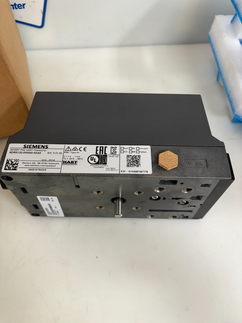 SIEMENS SIPART PS2 VALVE POSITIONER 1P 6DR51200NN000AA03