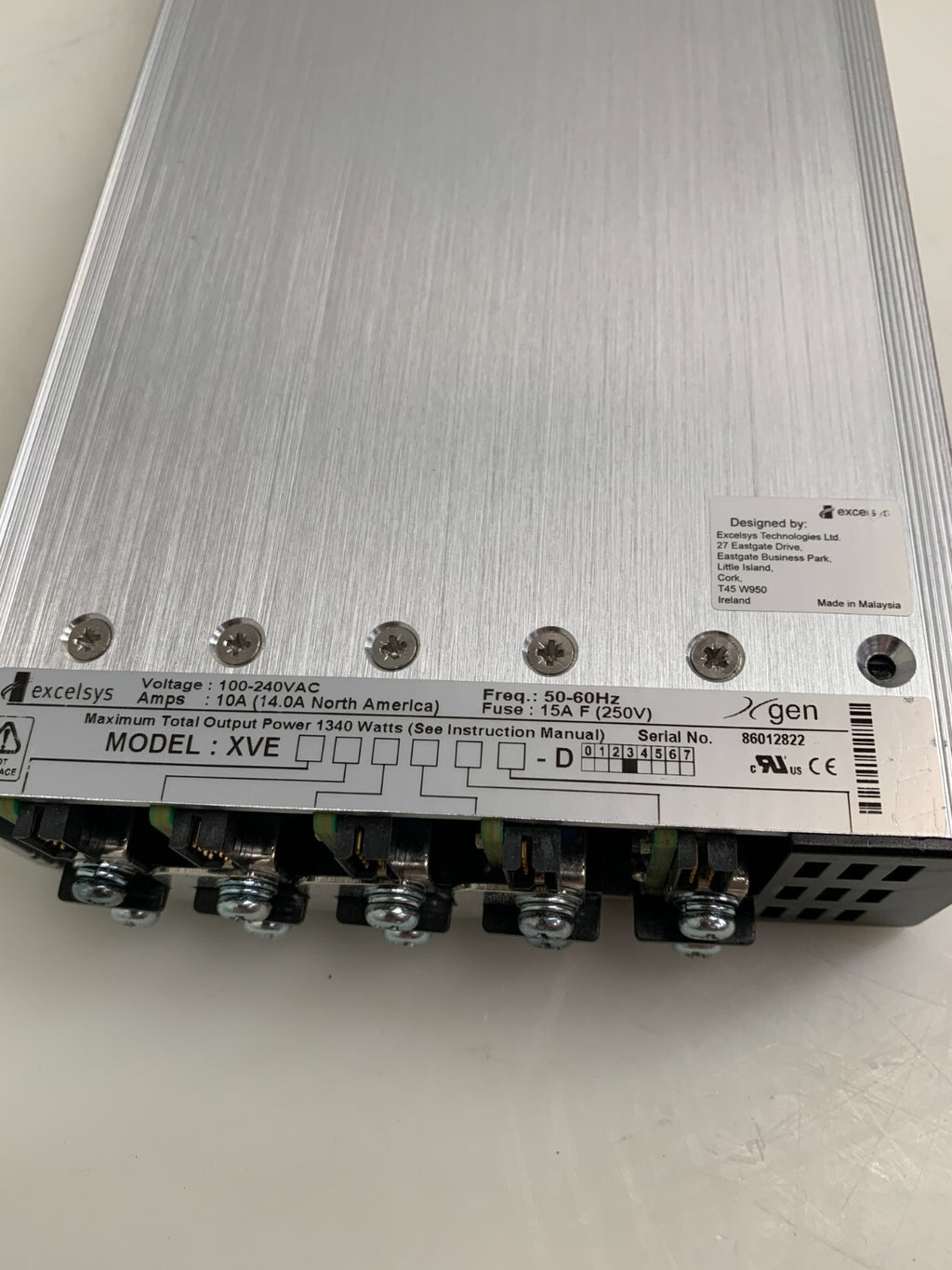 EXCELSYS / X Gen   Power Supply  XVE-D3  (Used/Like New)