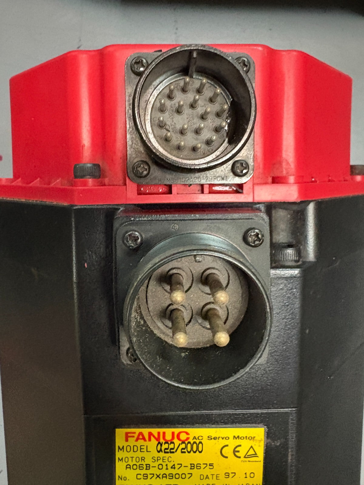 FANUC SERVO MOTOR R MODEL 22/2000 A06B-0147-B675