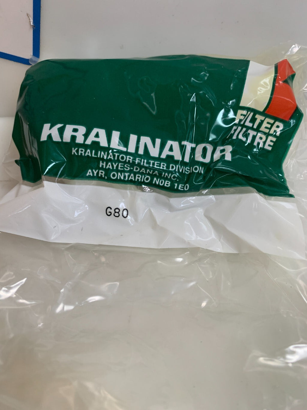 KRALINATOR IN LIGNE FUEL FILTER G80 BOX OF 12