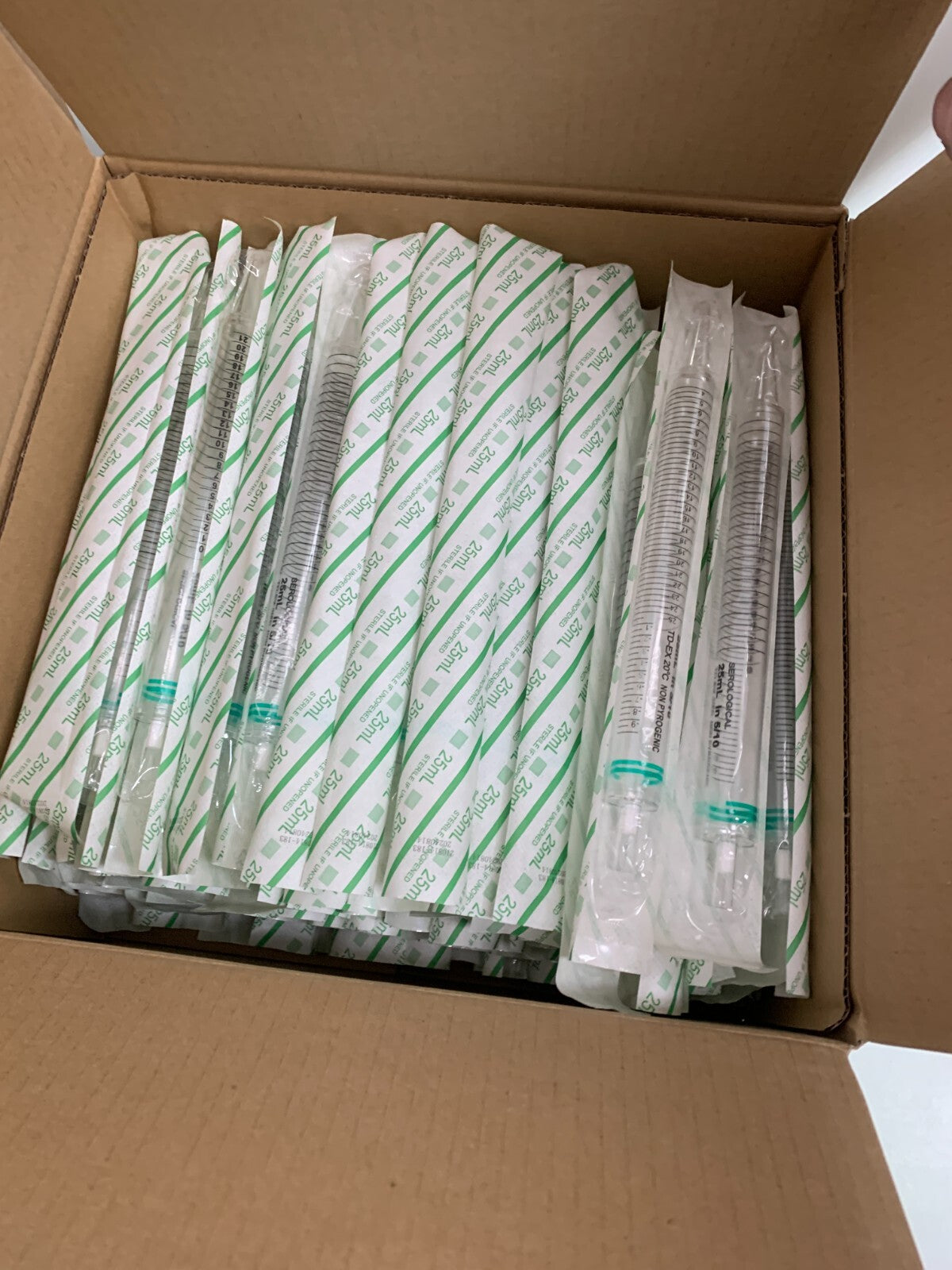 Argos Tech PM25 Disposable Plastic Serological pipettes Box of 100