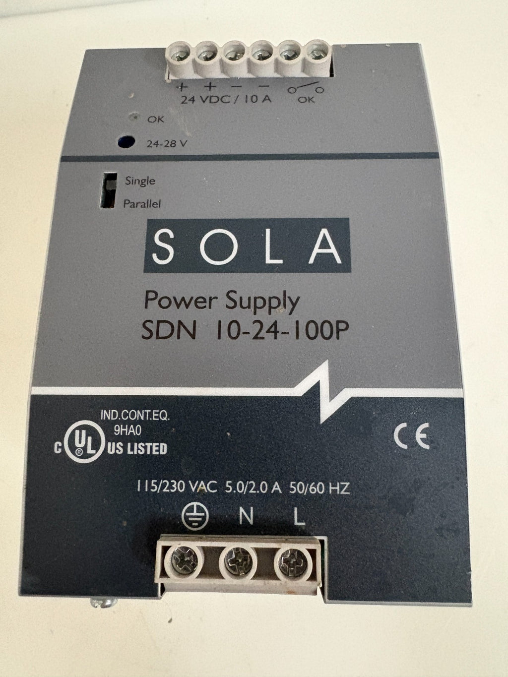 EMERSON SOLA POWER SUPPLY SDN-10-24-100P1
