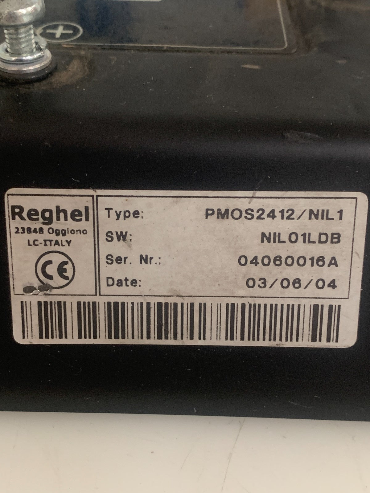 REGHEL CONTROLLER MODEL PMOS 2412/NIL 1