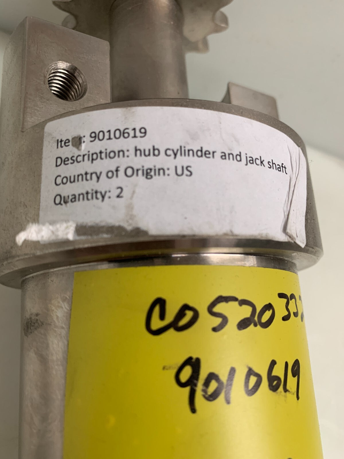 DOUGLAS HUB CYLINDER AND JACK SHAFT ASS  #9010619