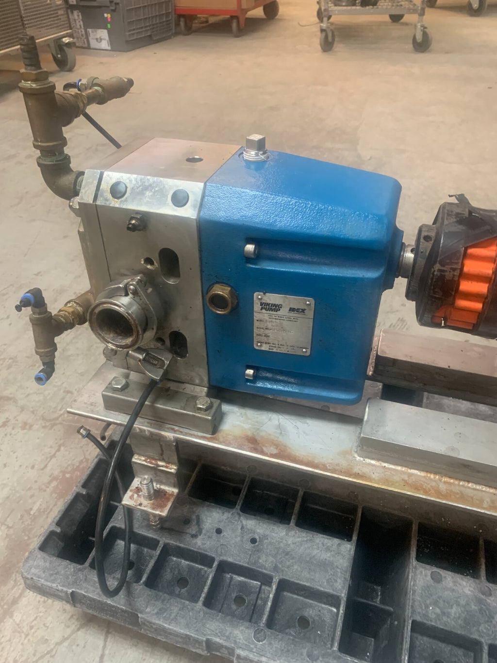 IDEX / VIKING PUMP  R2S  Stainless Steel Jacketed Lobe Pump   37879/8/06
