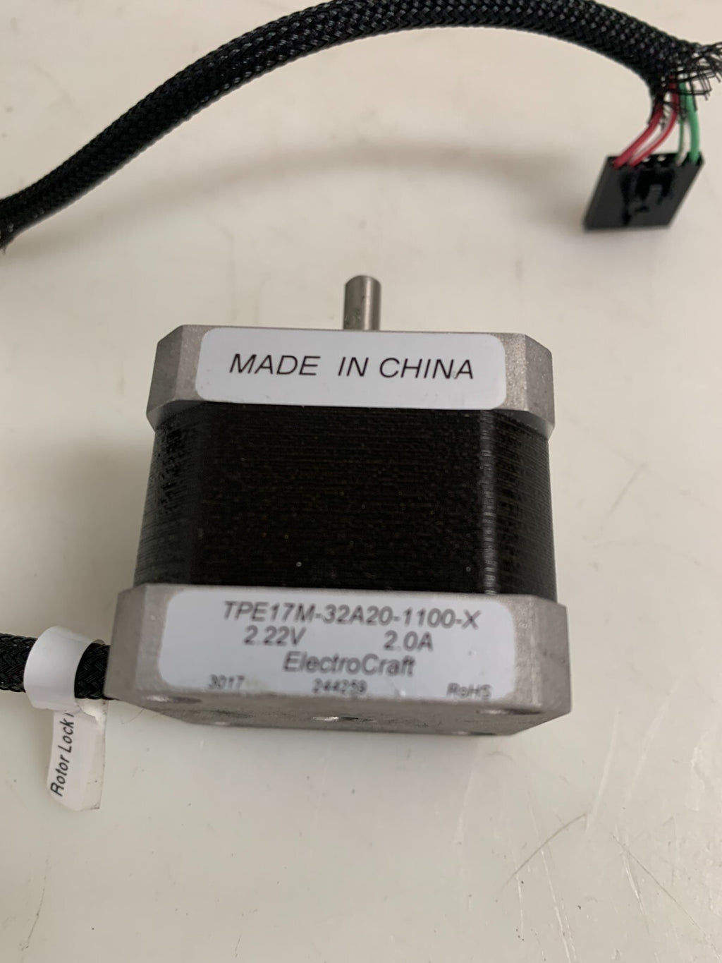 LOT OF 2 ELECTROCRAFT STEPPER MOTOR TPE17M-32A20-1100-X
