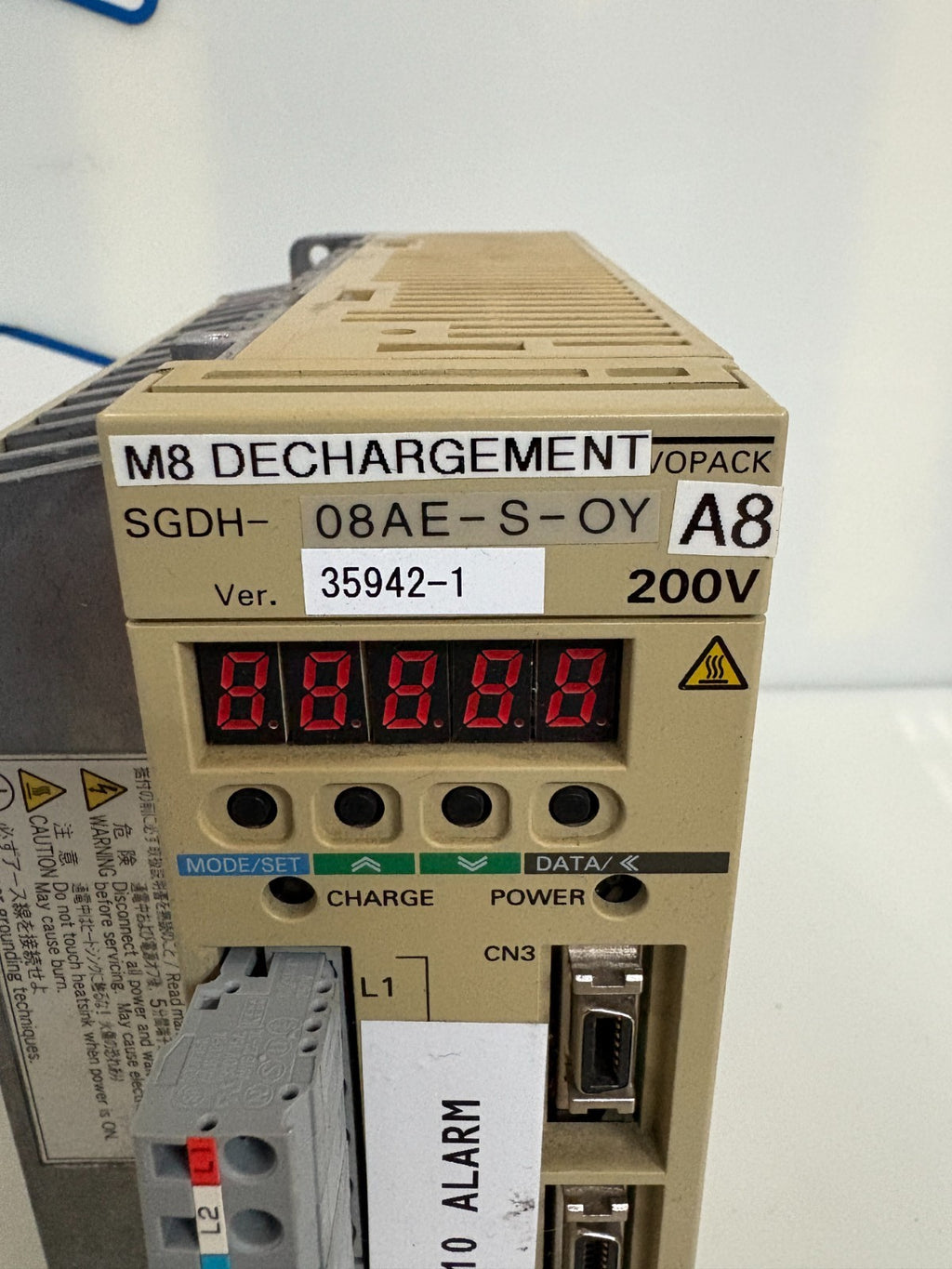 YASKAW SERVOPAK SGDH15DE-0Y1