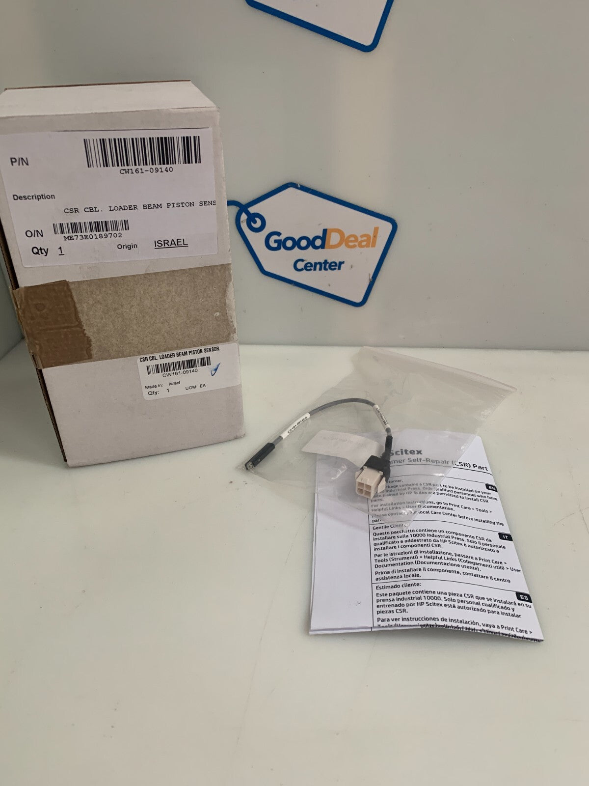 HP SCITEX LOADER BEAM PISTON SENSOR CW161-09140 (NEW IN BOX)0