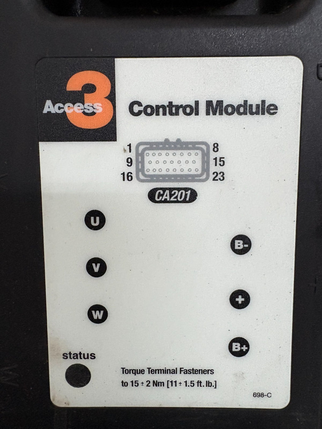 CROWN USSP ACCESS 3 CONTROL MODULE IN MOTION 36 #83A21340A
