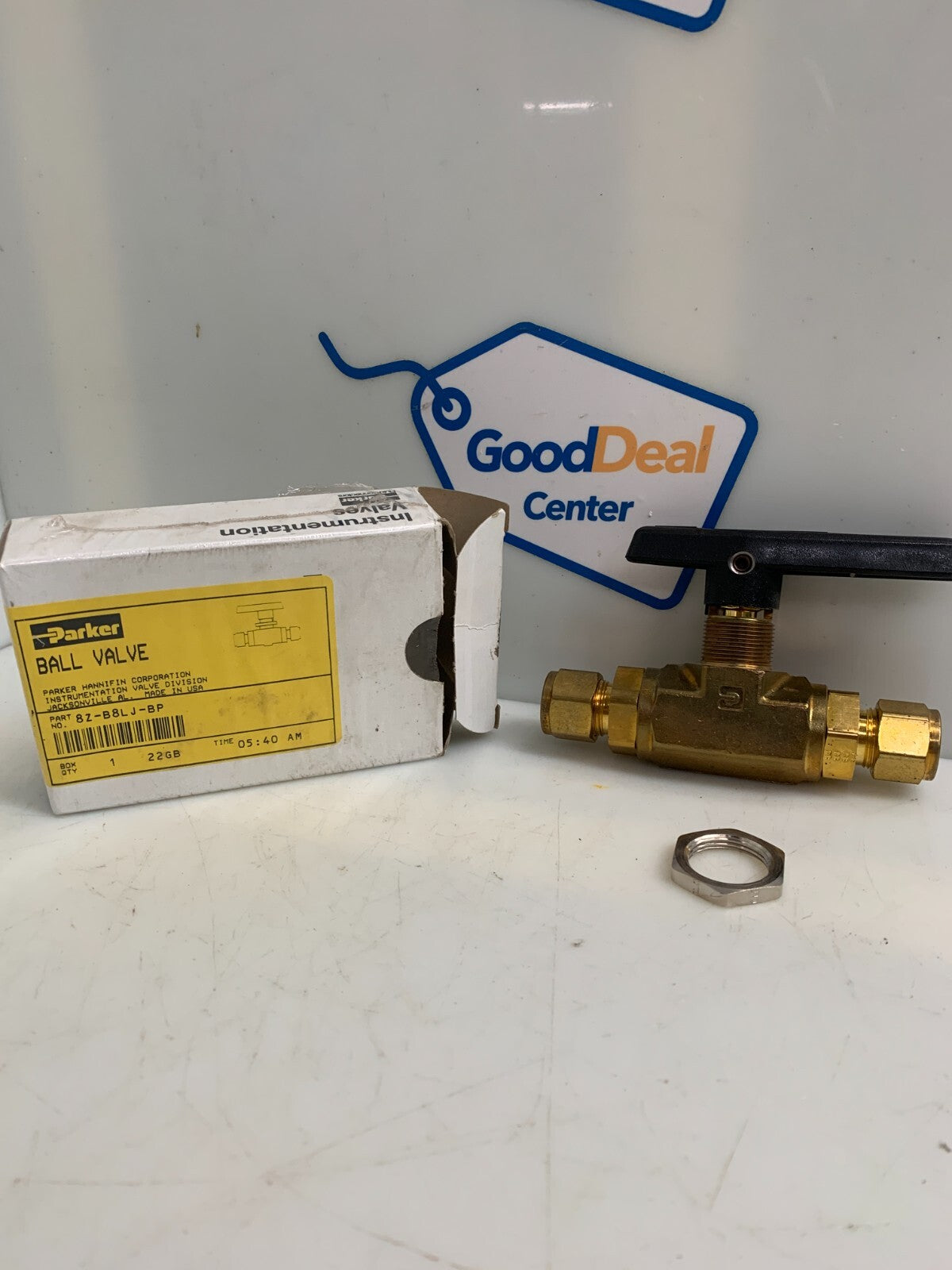 PARKER 8Z-B8LJ-BP  Brass Ball Valve0