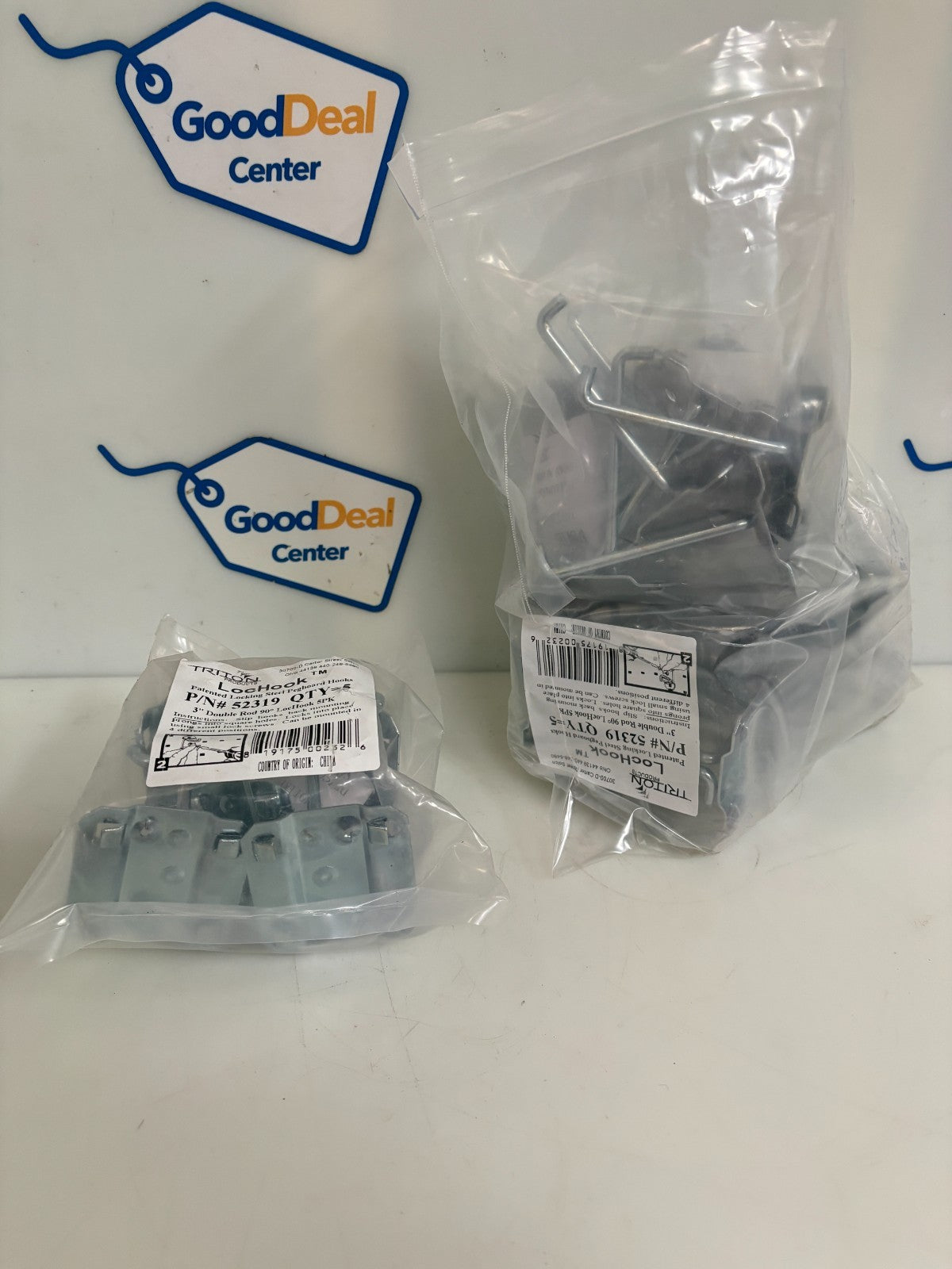 LOT OF 5 TRITON LOC HOOK PEGBOARD HOOKS 52319 BAG OF 50