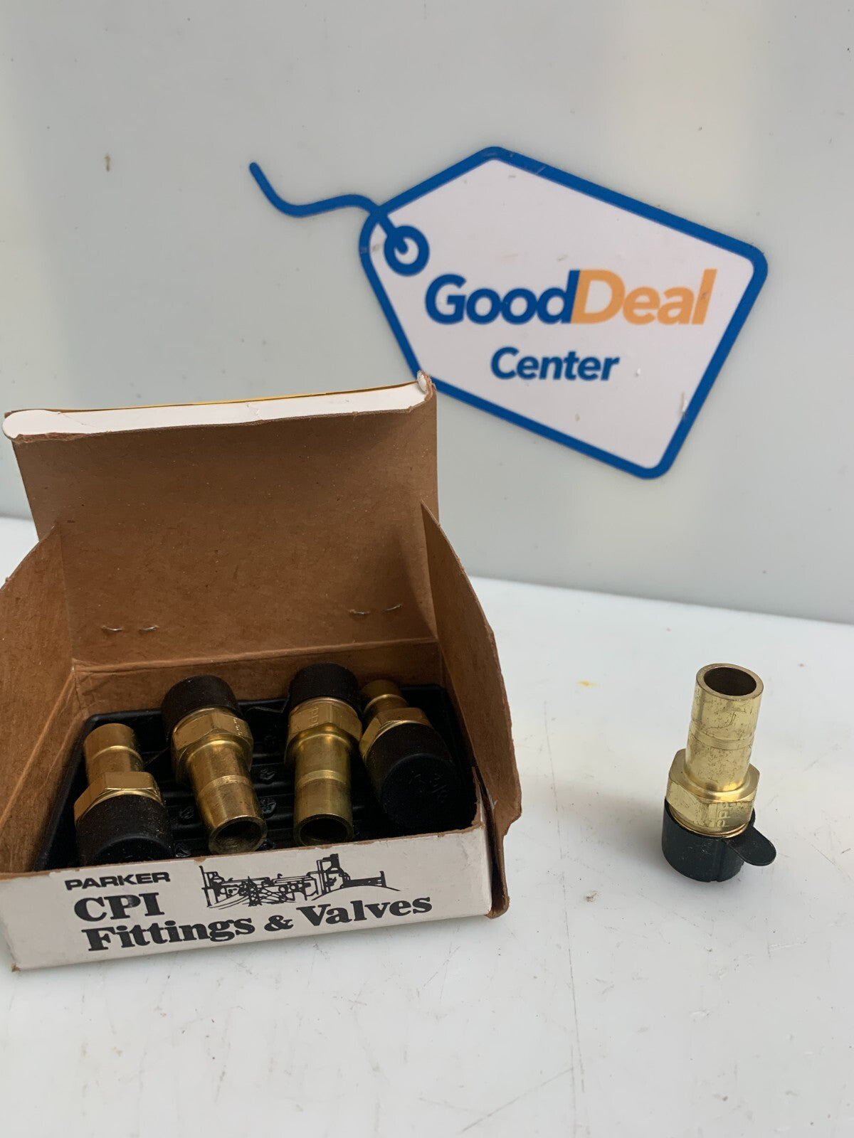 PARKER  8-6 T2HF-B   Tube End Brass Male Adapter  (Box of 5)0