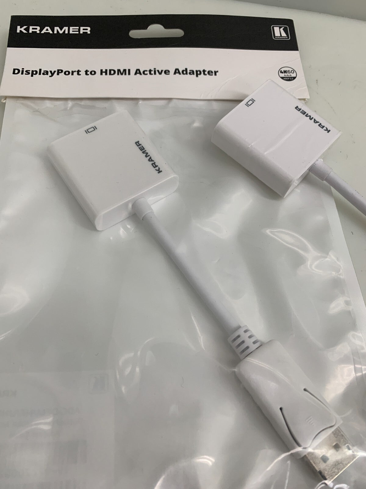 KRAMER HDMI Active Adaptor / Display Port   ADC-DPM/HF/UHD  (Lot of 2)