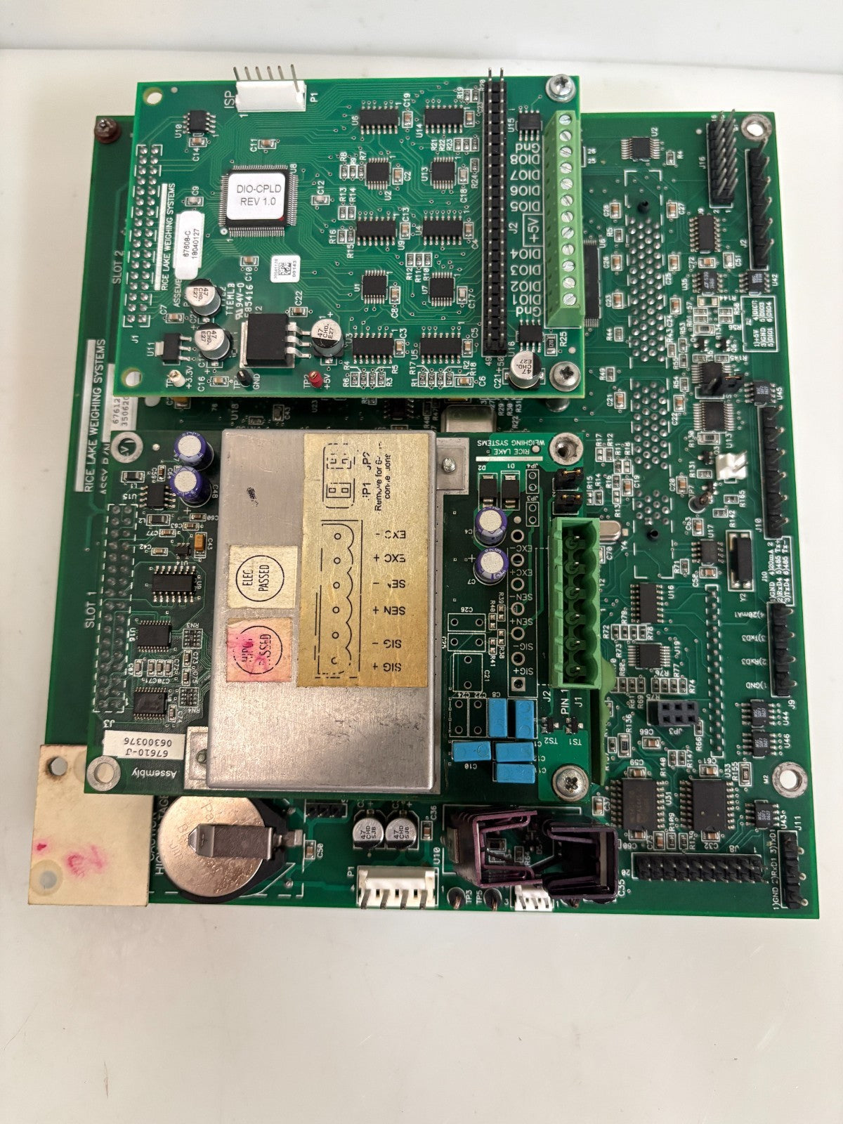 RICE LAKE WEIGHING SYSTEMS ASS CIRCUIT BOARD 67612-D W/67610-J AND 67608-C