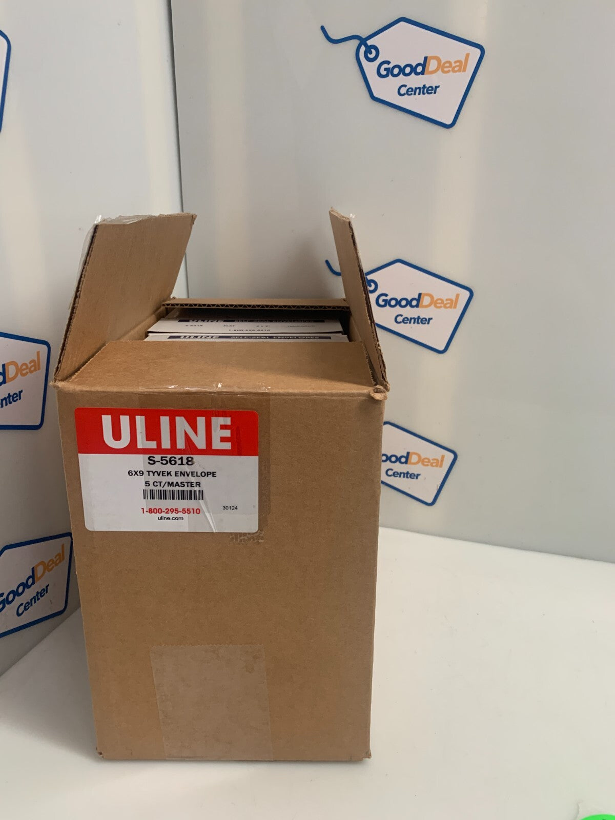 Uline S-5618 6x9 Tyvek Self-seal White Enveloppes Box of 500