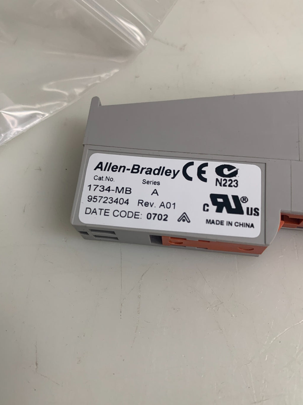 LOT OF 3 ALLEN BRADLEY INPUT MODULE 1734-MB A W/ 1734 RTBS TERMINAL BASE (USED)