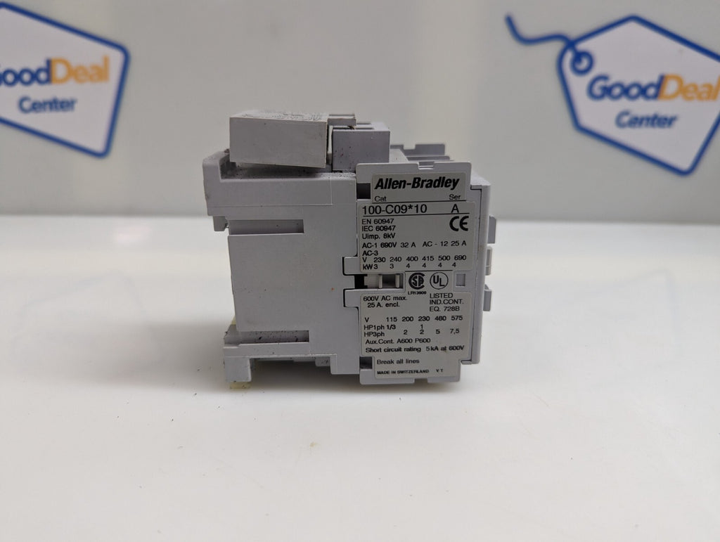 Allen Bradley Contactor 100-C09*10 Ser A with 100-FSC280 SER. A surge suppressor1