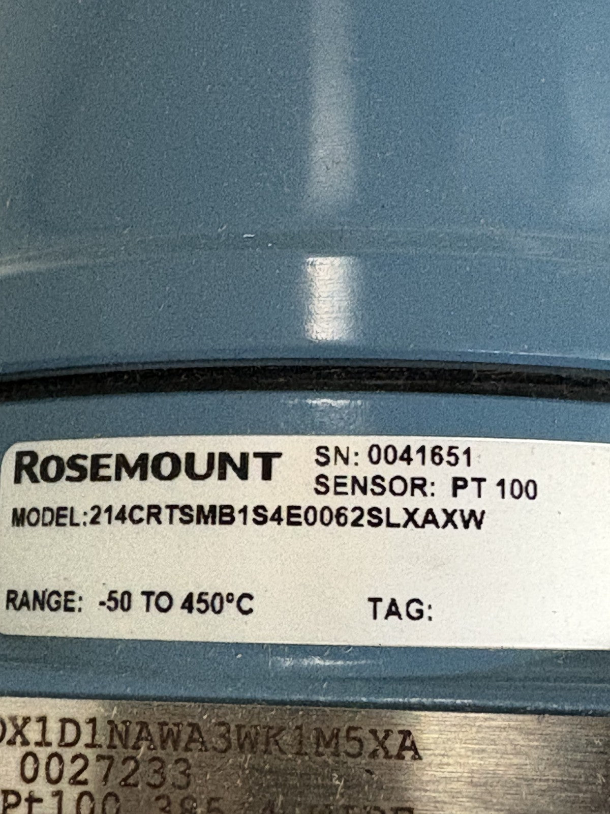 EMERSON ROSEMOUNT WIRELESS TEMPERATURE TRANSMITTER 648DX1D1NAWA3WK1M5XA